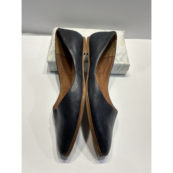 Zodiac Womens Hill Slip On Flats Black Leather Pointed Toe Shoe Sz 9.5 - Picture 6 of 10